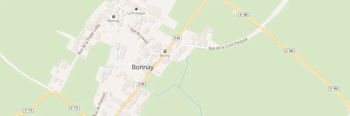 Plan du 6 Rue de la Croix Pacquot à Bonnay-Saint-Ythaire