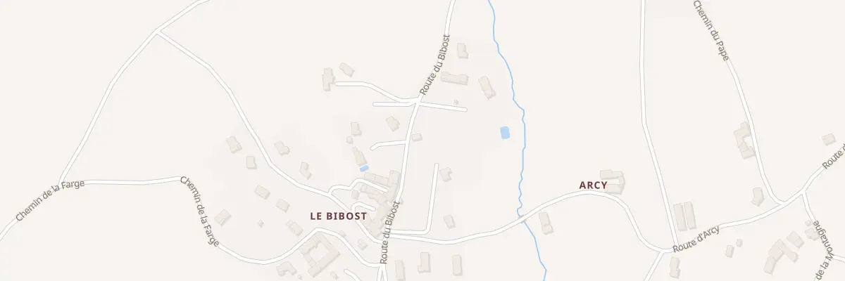 Plan du 323 Rte du Bibost à Sourcieux-les-Mines
