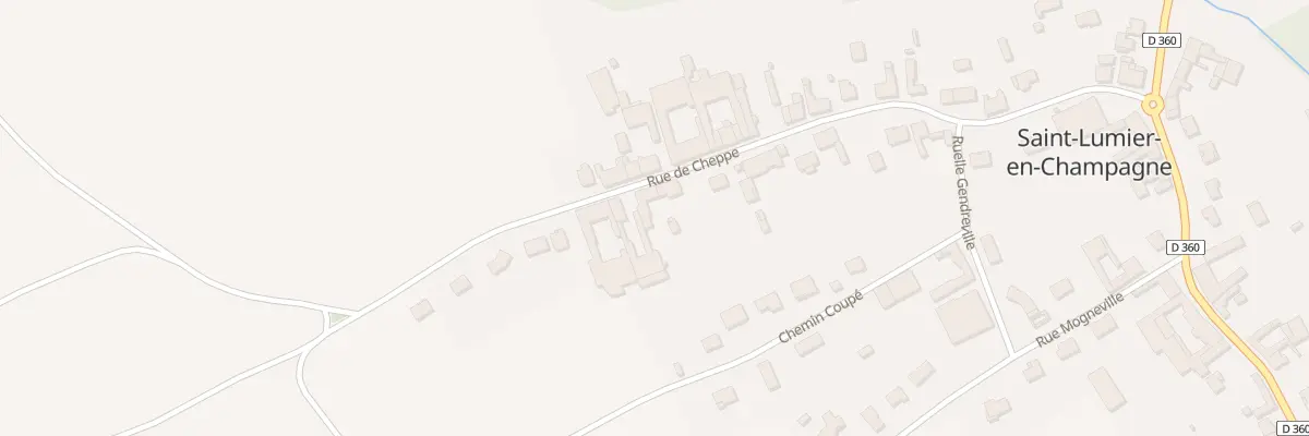 Plan du 26 Rue de Cheppes à Saint-Lumier-en-Champagne