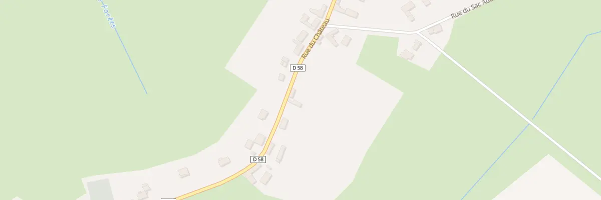Plan du 9 Rue du Chateau à Drosnay