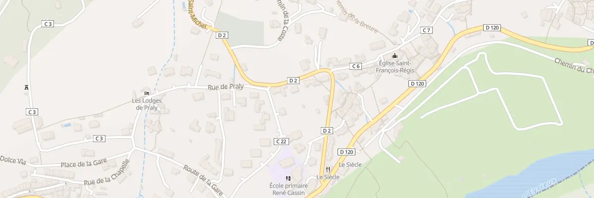 Plan du 275 Rte de Saint Michel aux Ollières-sur-Eyrieux