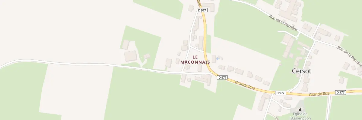 Plan du 5032 Le Maconnais à Cersot