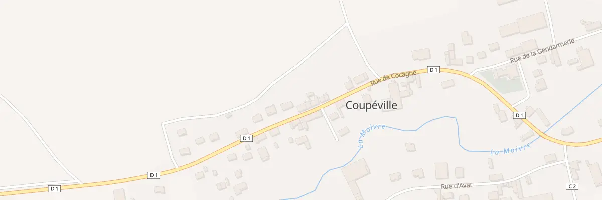 Plan du 16 Rue de Cocagne à Coupéville