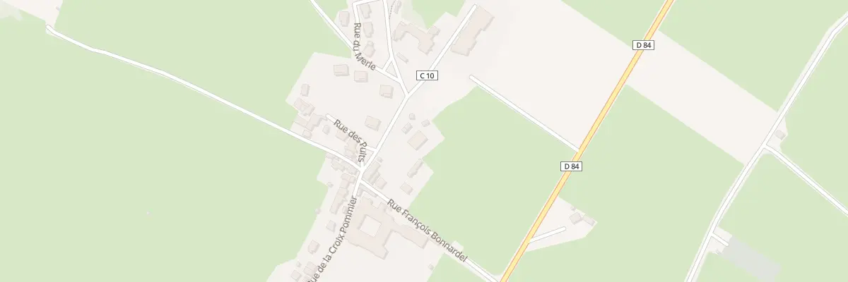 Plan du 12 Rue de la Croix Pommier à Bonnay-Saint-Ythaire