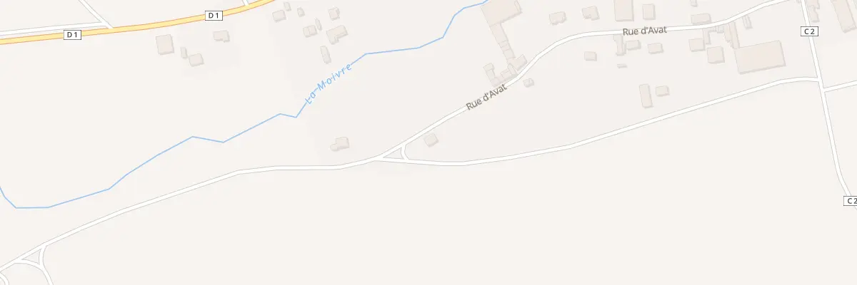 Plan du 30 Rue d’Avat à Coupéville