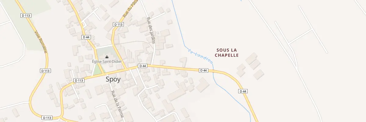 Plan du 15 Rue de la Vallee du Landion à Spoy