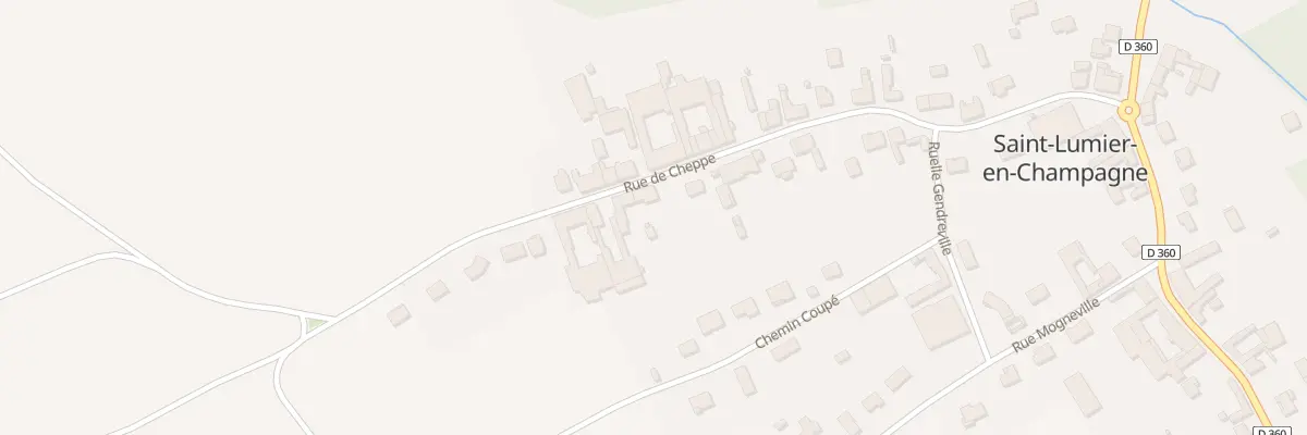 Plan du 24 Rue de Cheppes à Saint-Lumier-en-Champagne
