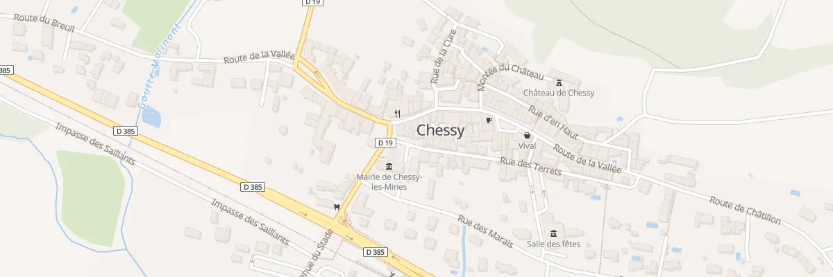 Plan du 3 Rue des Terrets à Chessy