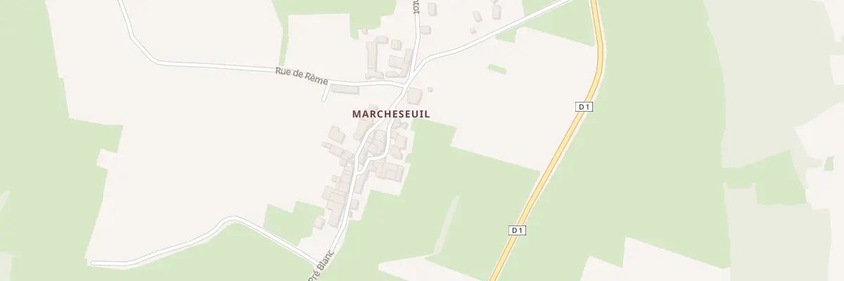 Plan du 1 Rue Fillette à Change