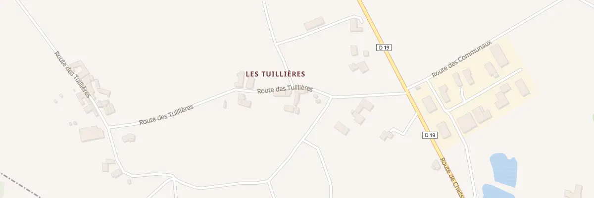 Plan du 5134 Les Tuillieres à Bagnols