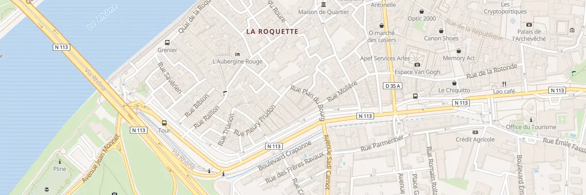 Plan du 3 Rue de l’Equerre à Arles