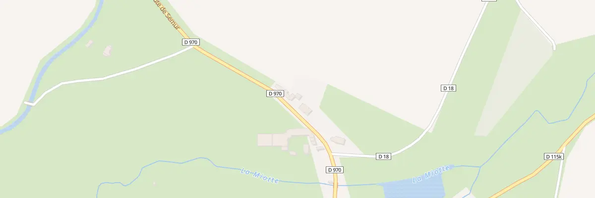 Plan du 16 Rte de Semur à Sainte-Sabine