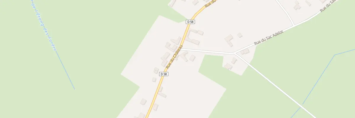 Plan du 3 Rue du Chateau à Drosnay