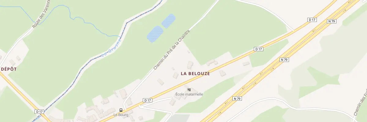 Plan du 5111 Les Belouzes à Sainte-Cécile