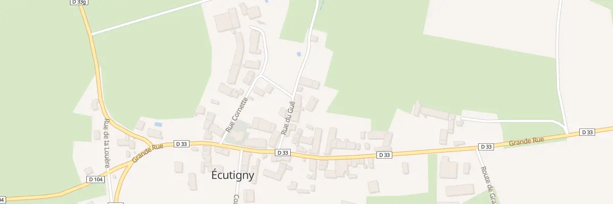 Plan du 6 Rue du Gué à Écutigny
