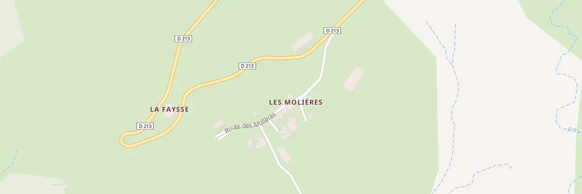 Plan du 5015 Les Molieres à Saint-Pierre-la-Roche