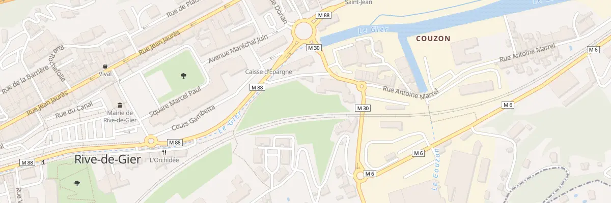 Plan du 4 Fg Delay à Rive-de-Gier