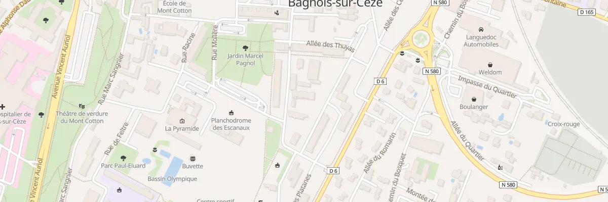 Plan du 19 Rue Garidel Alègre à Bagnols-sur-Cèze