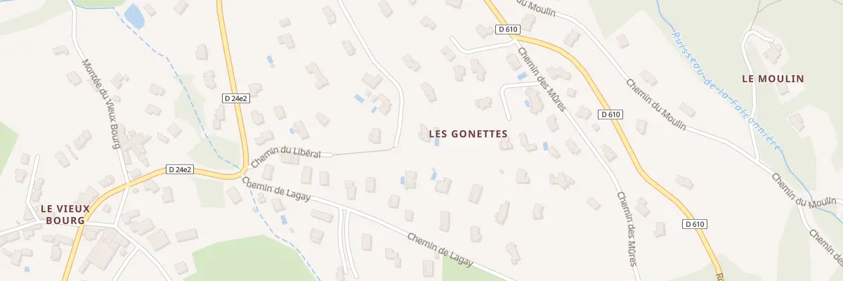 Plan du 18 Che des Gonettes à Saint-Pierre-la-Palud