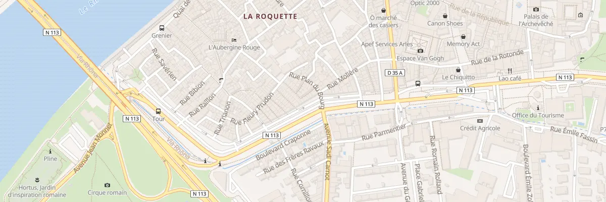 Plan du 12F Rue de l’Equerre à Arles