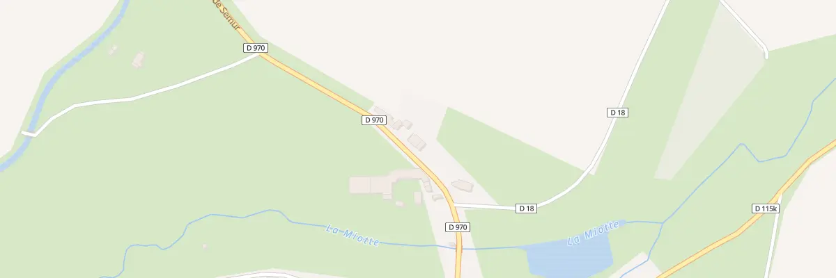 Plan du 14 Rte de Semur à Sainte-Sabine