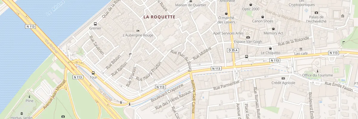 Plan du 1B Rue du Barret à Arles