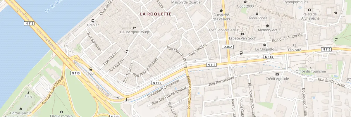 Plan du 11 Rue de l’Equerre à Arles