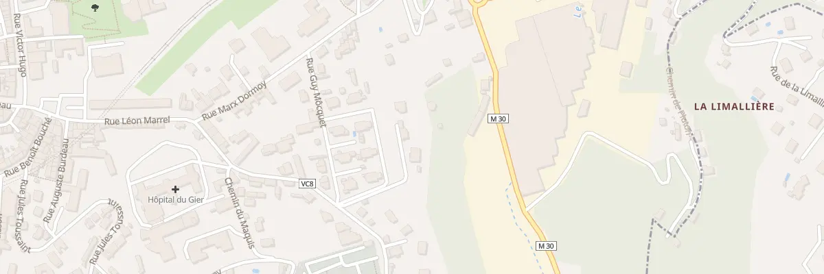 Plan du 6 Imp Otin à Rive-de-Gier