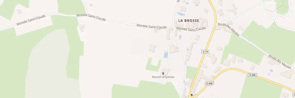 Plan du 287 Rte du Manoir à Cogny