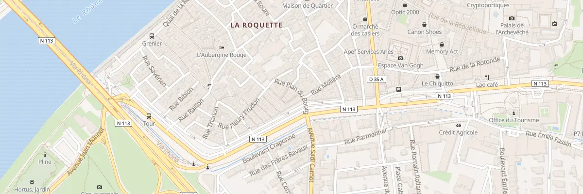 Plan du 13 Rue de l’Equerre à Arles