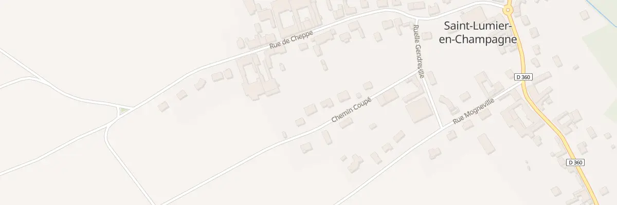 Plan du 13 Che Coupé à Saint-Lumier-en-Champagne