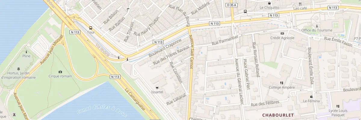 Plan du 8 Rue Boulouvard à Arles