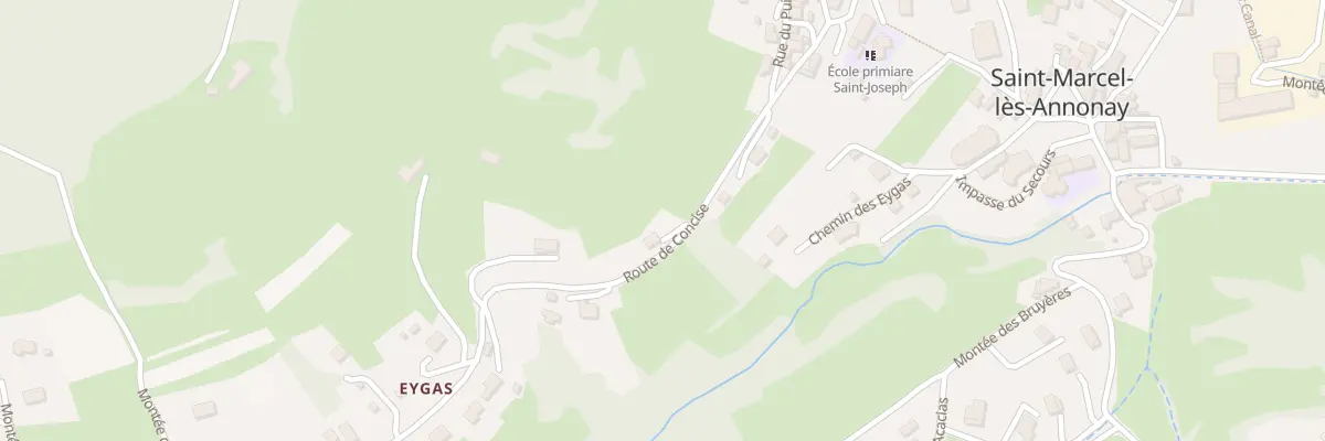Plan du 164 Rte de Concise à Saint-Marcel-lès-Annonay
