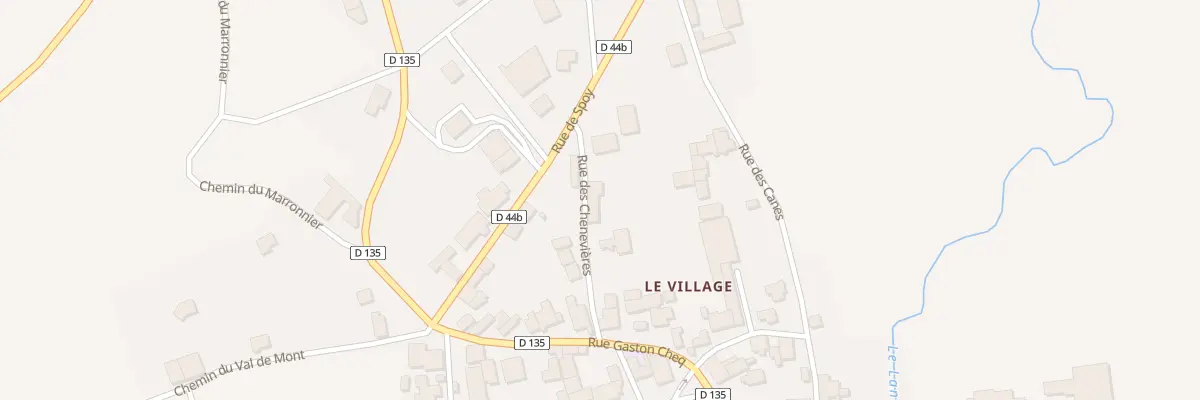 Plan du 4 Rue des Chenevieres à Meurville