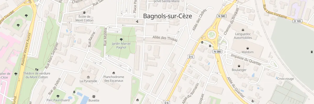 Plan du 15B Rue Garidel Alègre à Bagnols-sur-Cèze
