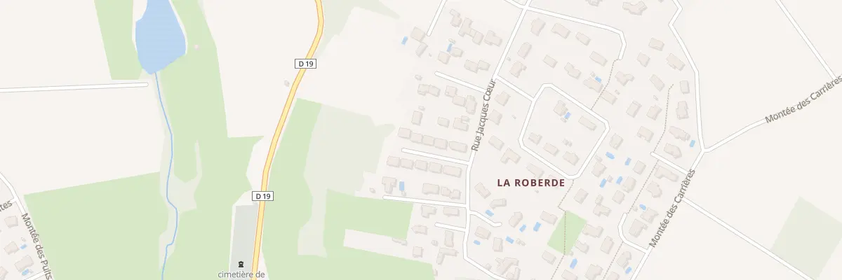 Plan du 5408 Rue Jacques Coeur à Chessy