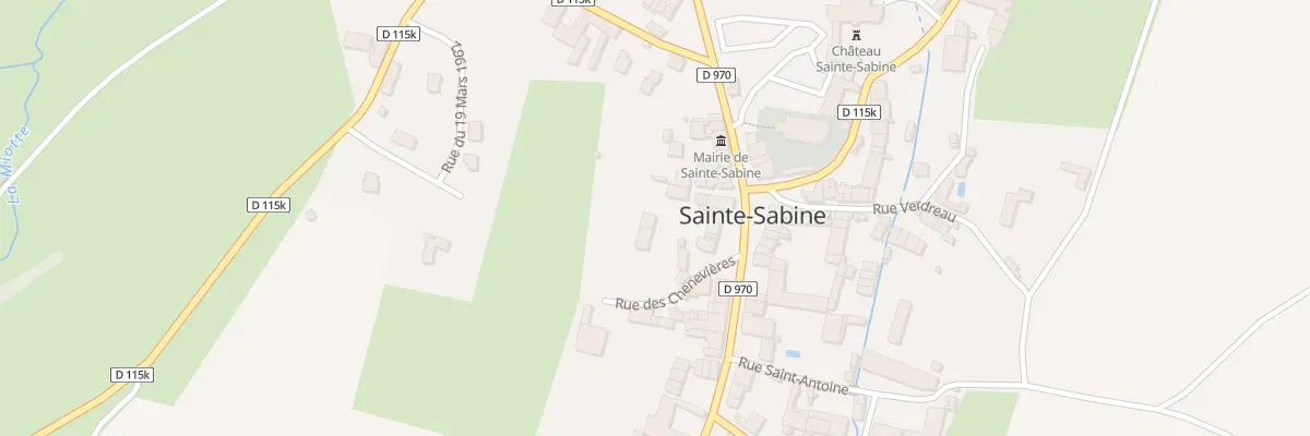 Plan du 6 Pl de Lassey à Sainte-Sabine