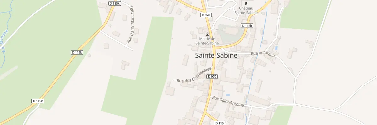 Plan du 8 Pl de Lassey à Sainte-Sabine