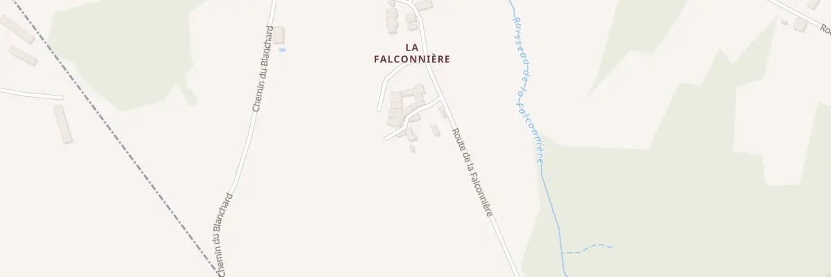 Plan du 272 Rte de la Falconnière à Sourcieux-les-Mines