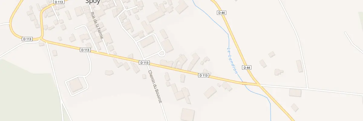 Plan du 15 Vc Romaine à Spoy