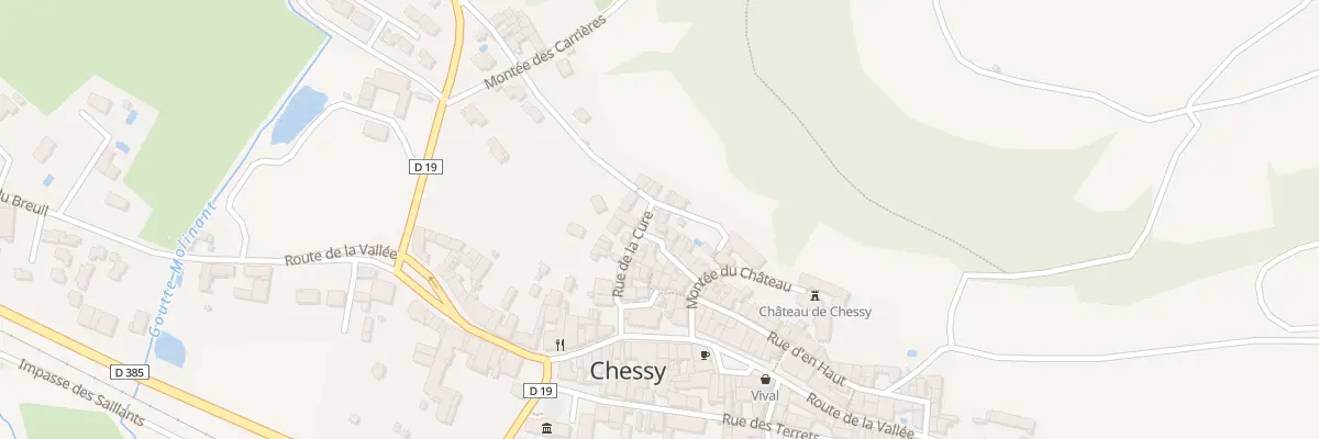 Plan du 5125 Rue de la Cure à Chessy