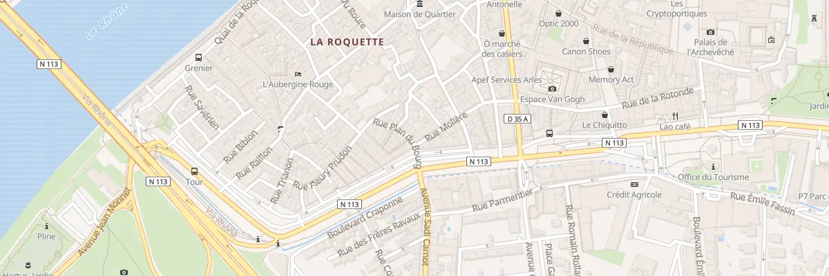 Plan du 46 Rue Molière à Arles