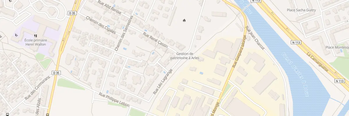 Plan du 63 Rue Léo Lagrange à Arles