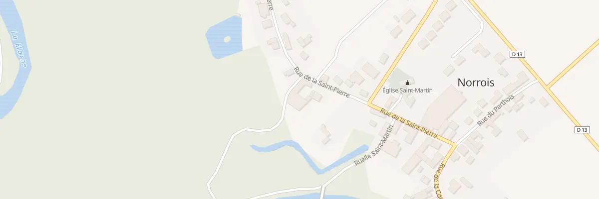 Plan du 11 Rue de la St Pierre à Norrois