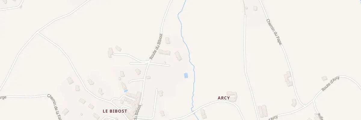 Plan du 223 Rte du Bibost à Sourcieux-les-Mines