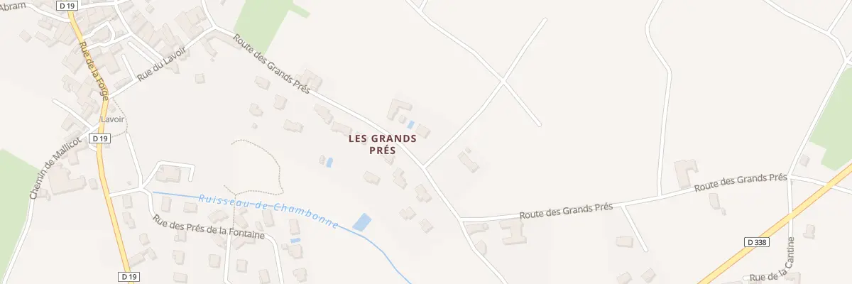 Plan du 5076 Rte des Grands Prés à Frontenas