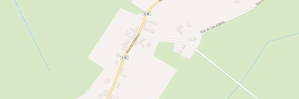 Plan du 1 Rue du Chateau à Drosnay