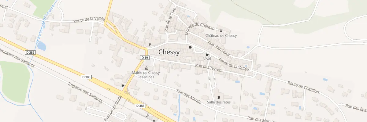Plan du 5047 Rue des Terrets à Chessy