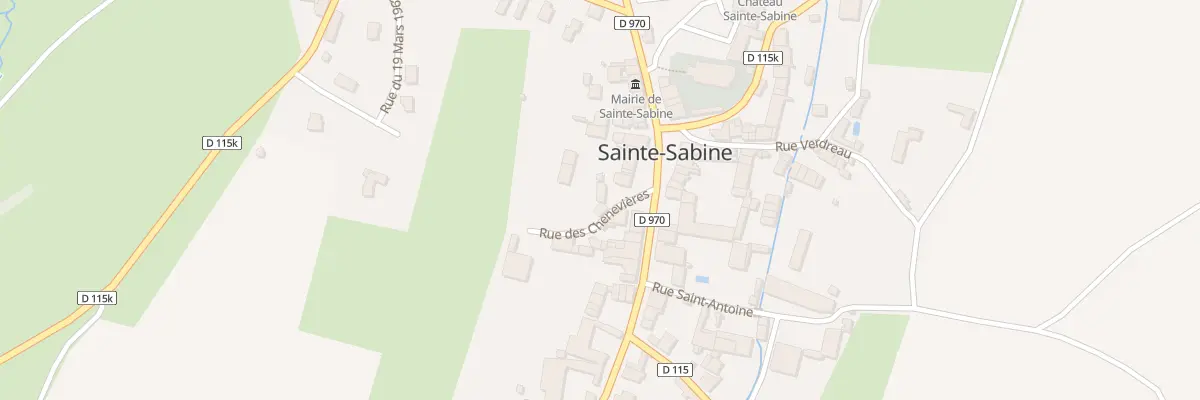Plan du 12 Pl de Lassey à Sainte-Sabine