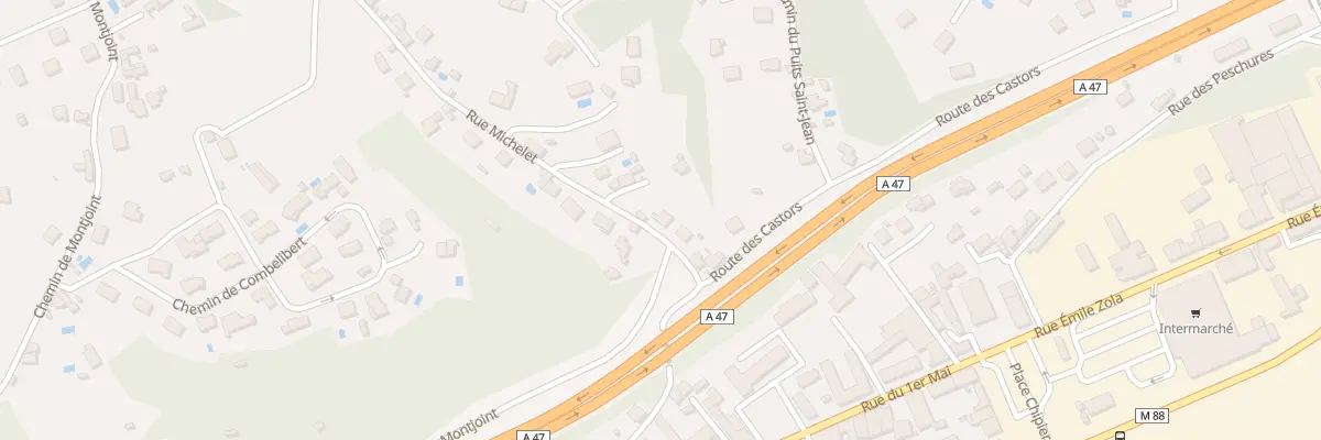 Plan du 16 Rue Michelet à Rive-de-Gier